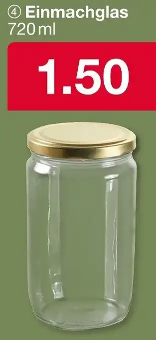 Einmachglas 720 ml Angebot bei Woolworth