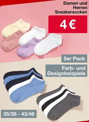 Woolworth Damen und Herren Sneakersocken Angebot