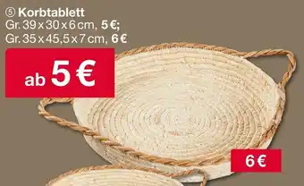 Woolworth Korbtablett Angebot