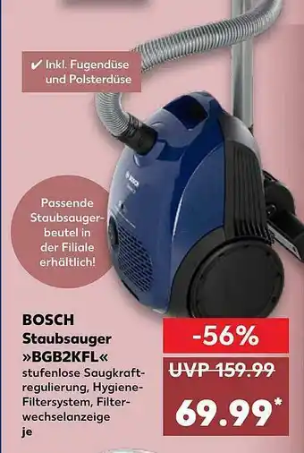 Kaufland Bosch Staubsauger »bgb2kfl« Angebot