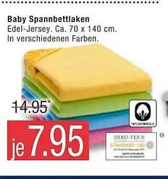 Marktkauf Baby Spannbettlaken Angebot