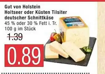 Marktkauf Gut Von Holstein Holtseer Oder Küsten Tilsiter Deutscher Schnittkäse Angebot