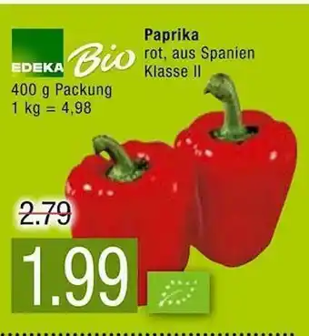 Marktkauf Edeka Bio Paprika Angebot