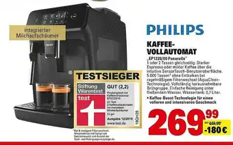 Marktkauf Philips Kaffeevollautomat Ep1220.00 Panarello Angebot