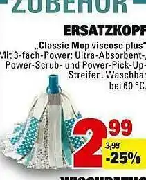 Marktkauf Ersatzkopf „classic Mop Viscose Plus” Angebot