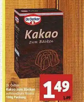 Marktkauf Dr Oetker Kakao Zum Backen Angebot