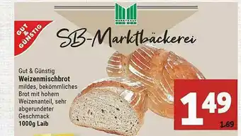 Marktkauf Gut & Günstig Weizenmischbrot Angebot