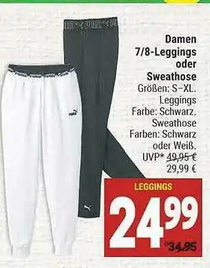 Marktkauf Damen 7-8-leggings Oder Sweathose Angebot