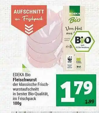 Marktkauf Edeka Bio Fleischwurst Angebot