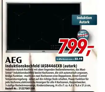 dodenhof Aeg Induktionskochfeld Ias8446exb Autark Angebot