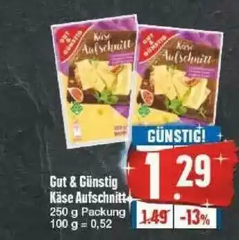 Edeka Gut & Günstig Käse Aufschnitt Angebot