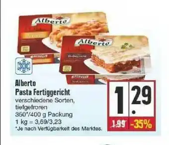 Edeka Alberto Pasta Fertiggericht Angebot