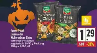 Edeka Funny-frisch Linsen Oder Kichererbsen Chips Angebot