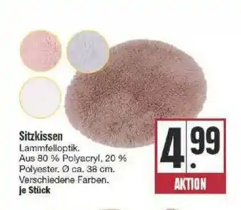 Edeka Sitzkissen Angebot