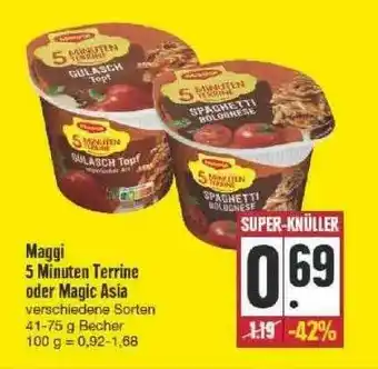 Edeka Maggi 5 Minuten Terrine Oder Magic Asia Angebot