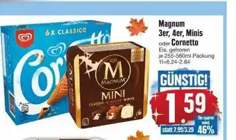 Edeka Magnum 3er, 4er, Minis Oder Cornetto Angebot