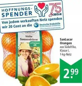 Marktkauf Sanlucar Orangen Angebot