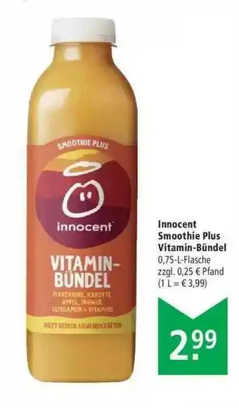 Marktkauf Innocent Smoothie Plus Vitamin-bündel Angebot