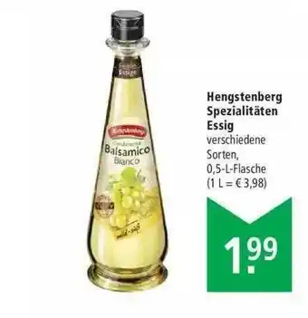 Marktkauf Hengstenberg Spezialitäten Essig Angebot