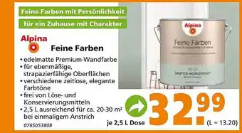 Globus Baumarkt Alpina Feine Farben Angebot