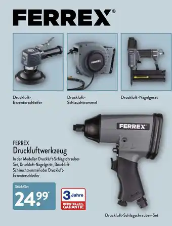 Aldi Nord Ferrex Druckluftwerkzeug Angebot