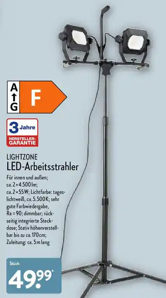 Aldi Nord LightZone LED-Arbeitsstrahler Angebot