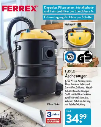 Aldi Nord Ferrex Aschesauger Angebot