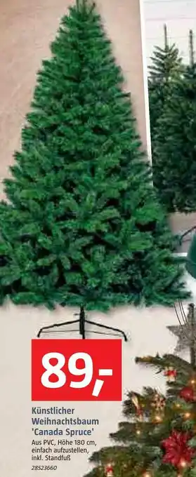 Bauhaus Künstlicher weihnachtsbaum 'canada spruce' Angebot