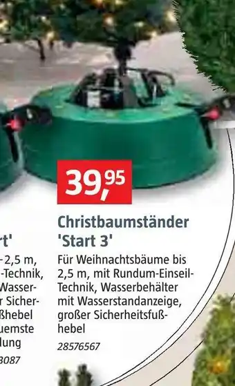 Bauhaus Christbaumständer 'start 3' Angebot