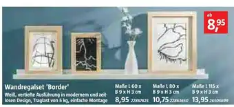 Bauhaus Wandregalset 'border' Angebot