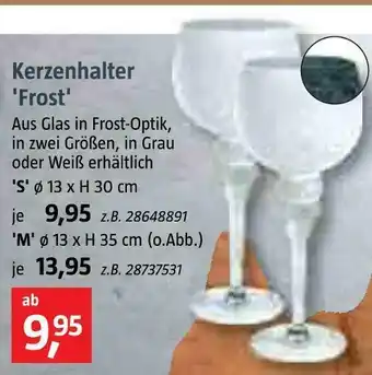 Bauhaus Kerzenhalter 'frost' Angebot