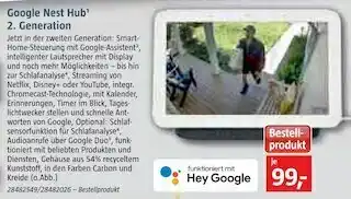 Bauhaus Google google nest hub 2. generation Angebot