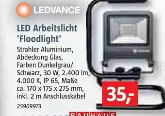 Bauhaus Ledvance led arbeitslicht 'floodlight' Angebot