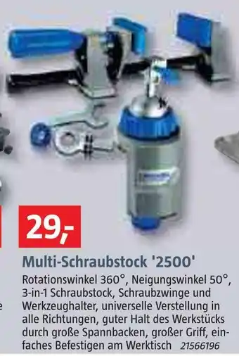 Bauhaus Multi-schraubstock '2500' Angebot