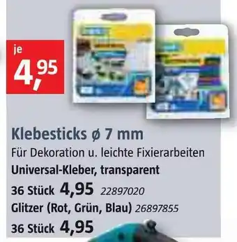 Bauhaus Klebesticks Angebot