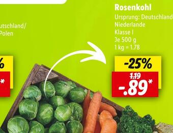Lidl Rosenkohl Angebot