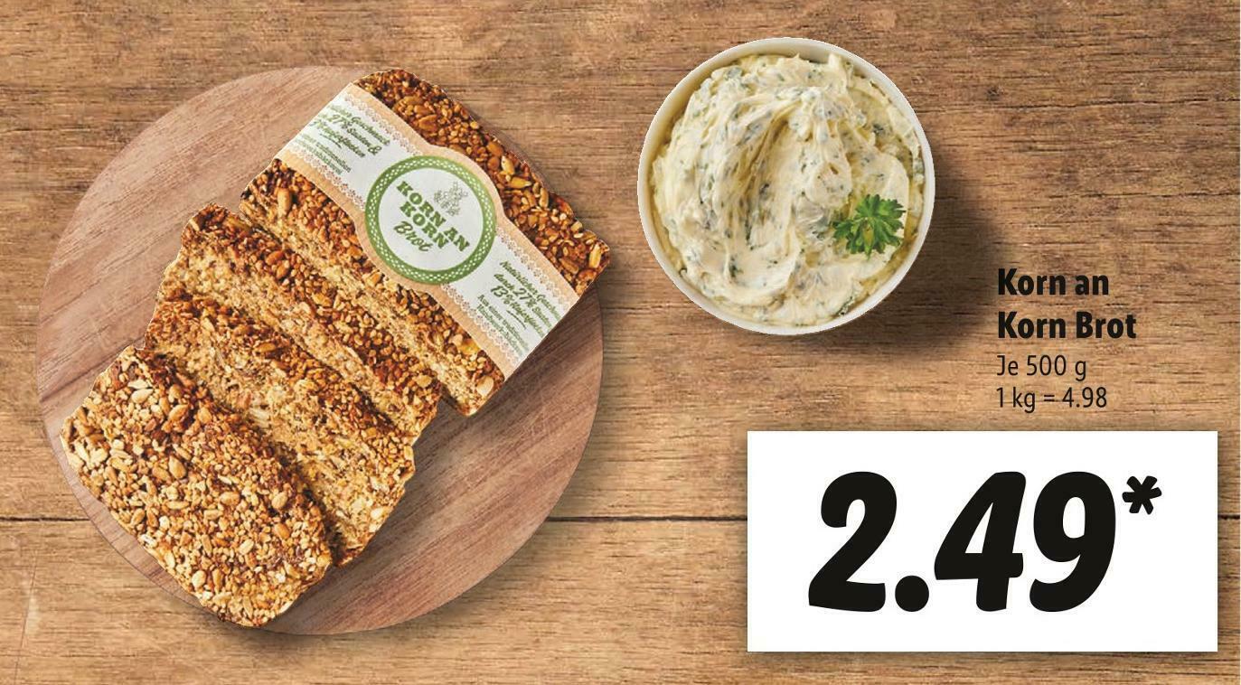 Korn An Korn Brot Ohne Mehl Lidl Korn an korn brot Angebot bei Lidl