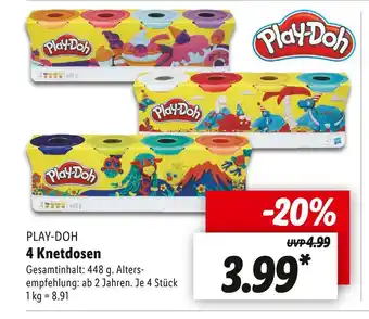 Lidl Play-doh 4 knetdosen Angebot