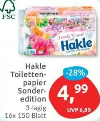 Budni Hakle Toilettenpapier Sonderedition 3-lagig Angebot