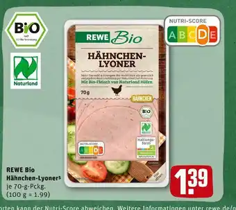 REWE Rewe bio hähnchen-lyoner Angebot