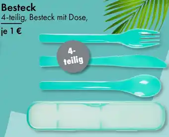 Besteck 4-teilig Angebot bei TEDi