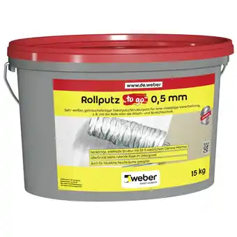 toom Baumarkt Saint-Gobain Weber Rollputz 'to go' 15 kg Angebot