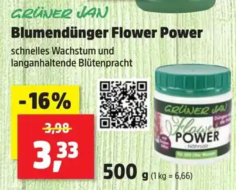 Thomas Philipps GRÜNER JAN Blumendünger Flower Power Angebot