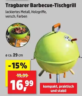 Thomas Philipps Tragbarer Barbecue-Tischgrill Angebot