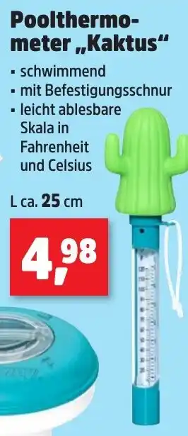 Thomas Philipps Poolthermo- meter,,Kaktus" Angebot