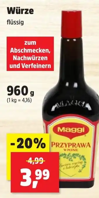 Thomas Philipps Würze flüssig 960 g Angebot