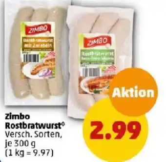 PENNY Zimbo Rostbratwurst 300 g Angebot