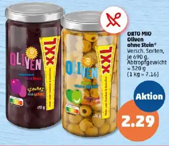 PENNY ORTO MIO Oliven ohne Stein Angebot