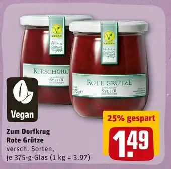 REWE Zum dorfkrug rote grütze Angebot