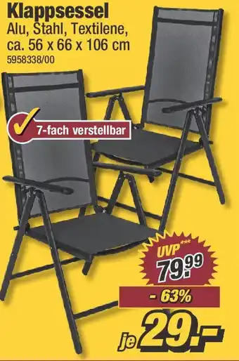 Poco Klappsessel Angebot